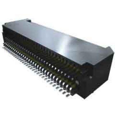 Samtec ERI8 Series Right Angle Surface Mount PCB Socket, 62-Contact, 2-Row, 0.8mm Pitch, Solder Termination
