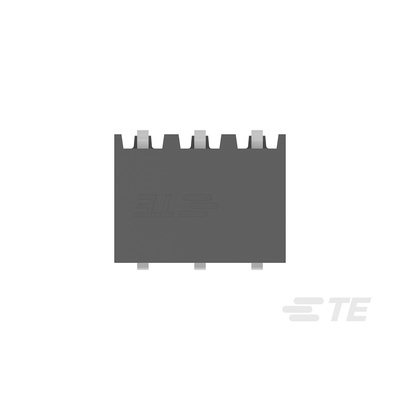TE Connectivity AMPMODU Series Straight Through Hole Mount PCB Socket, 6-Contact, 2-Row, 2mm Pitch, Solder Termination