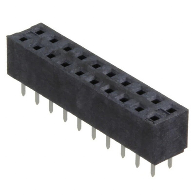 Molex 79107 Series Vertical Through Hole Mount PCB Connector, 20-Contact, 2-Row, 2mm Pitch, Solder Termination