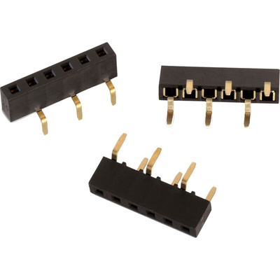 Wurth Elektronik WR-PHD Series Bottom Entry PCB Socket, 4-Contact, 1-Row, 2.54mm Pitch