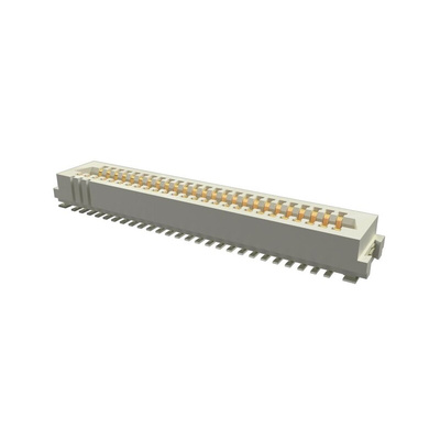 Amphenol Communications Solutions Conan Lite Series Straight, Vertical PCB Mount PCB Socket, 51-Contact, 1mm Pitch,