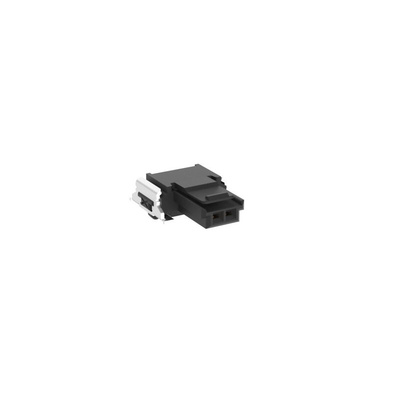 ERNI SMC Series Right Angle Surface Mount PCB Socket, 2-Contact, 1-Row, 1.27mm Pitch