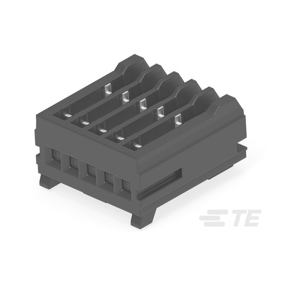 TE Connectivity MICRO CT Series Straight Cable Mount, IDC PCB Socket, 5-Contact, 1-Row, 1.2mm Pitch, IDC Termination