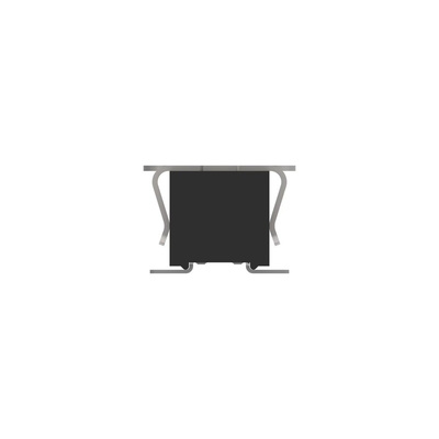 TE Connectivity 1MM-R Series Vertical Board Mount PCB Socket, 8-Contact, 2-Row, 1mm Pitch, Surface Mount Termination