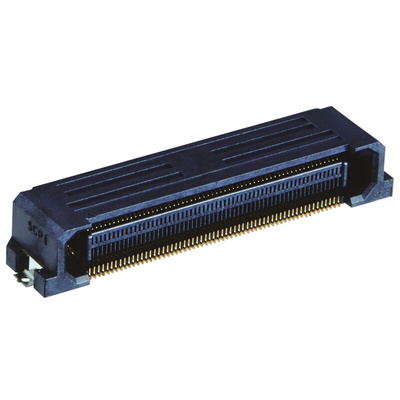 Hirose FunctionMAX FX20 Series Right Angle Surface Mount PCB Socket, 120-Contact, 2-Row, 0.5mm Pitch, Solder Termination
