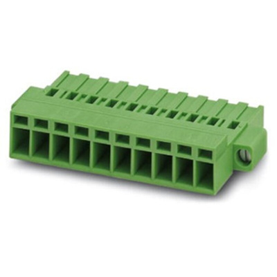 Phoenix Contact MSTBC 2.5/14-STZF-5.08 Series PCB Terminal Block, 14-Contact, 5.08mm Pitch, Crimp Termination