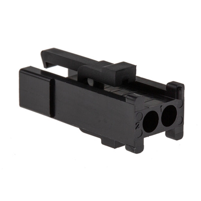 ITT Cannon, Trident Male Connector Housing, 5.08mm Pitch, 2 Way, 1 Row