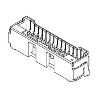 Molex CLIK-Mate Series Straight Surface Mount PCB Socket, 6-Contact, 1-Row, 1.5mm Pitch, Crimp Termination