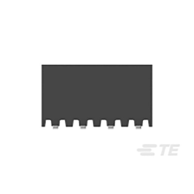 TE Connectivity AMPMODU Series Straight Surface Mount PCB Socket, 8-Contact, 2-Row, 2mm Pitch, Solder Termination