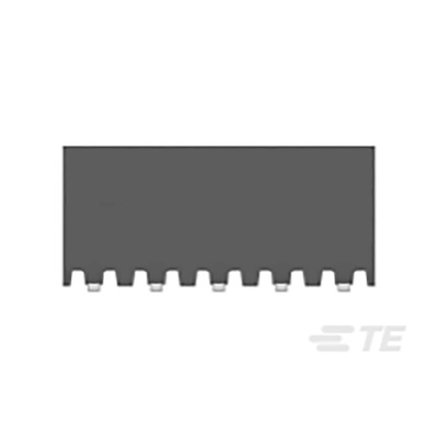TE Connectivity AMPMODU Series Straight Surface Mount PCB Socket, 10-Contact, 2-Row, 2mm Pitch, Solder Termination
