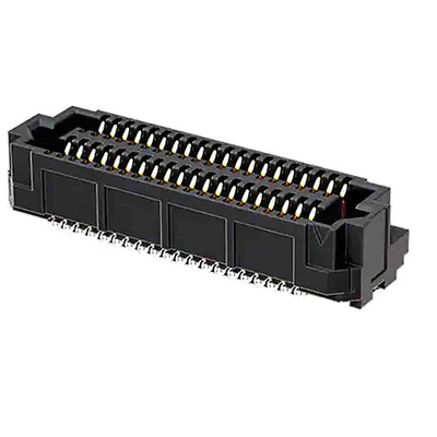 Samtec ADF6 Series Vertical PCB Socket, 20-Contact, 4-Row, 0.635mm Pitch, Solder Termination