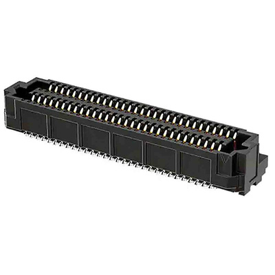 Samtec ADF6 Series Vertical PCB Socket, 30-Contact, 4-Row, 0.635mm Pitch, Solder Termination