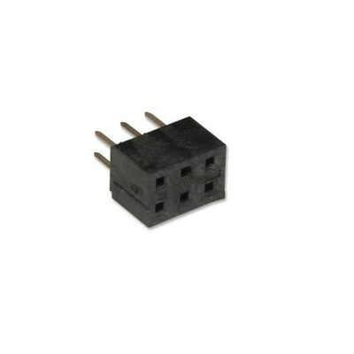 Molex 79107 Series Vertical Through Hole Mount PCB Connector, 6-Contact, 2-Row, 2mm Pitch, Solder Termination