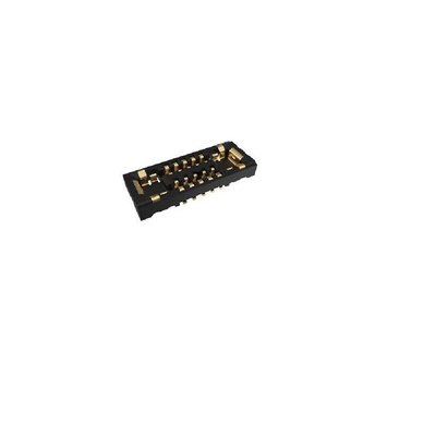 Amphenol ICC Amphenol Series Vertical Surface Mount PCB Socket, 10-Contact, 2-Row, 0.35mm Pitch