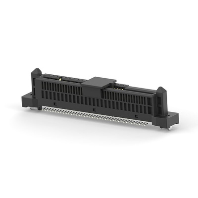 TE Connectivity SAS Series Vertical Surface Mount PCB Connector, 68-Contact, 2-Row, 1.27mm Pitch, Solder Termination