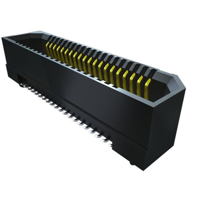 Samtec ERF8 Series Right Angle Surface Mount PCB Socket, 150-Contact, 2-Row, 1.27mm Pitch, Solder Termination