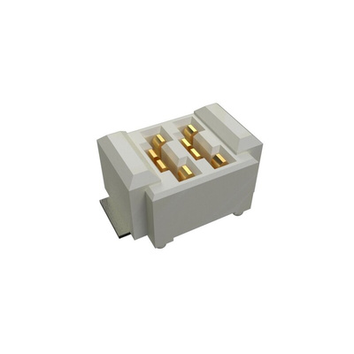 Amphenol Communications Solutions PowerStak Series Vertical Surface Mount PCB Socket, 2-Contact, 1-Row, Solder