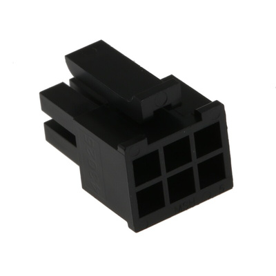 Molex, Micro-Fit 3.0 Receptacle Connector Housing, 3mm Pitch, 6 Way, 2 Row