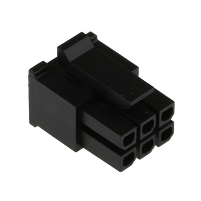 Molex, Micro-Fit 3.0 Receptacle Connector Housing, 3mm Pitch, 6 Way, 2 Row