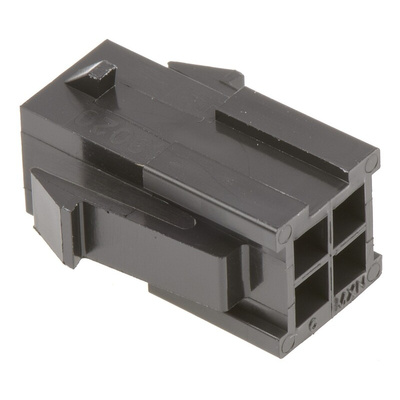 Molex, Micro-Fit 3.0 Male Connector Housing, 3mm Pitch, 4 Way, 2 Row