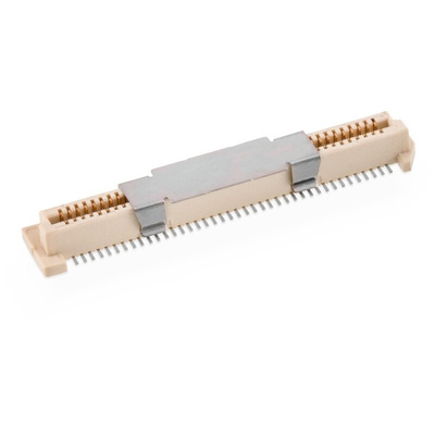 Wurth Elektronik WR-BTB Series Vertical PCB Socket, 80-Contact, 1-Row, 0.8mm Pitch