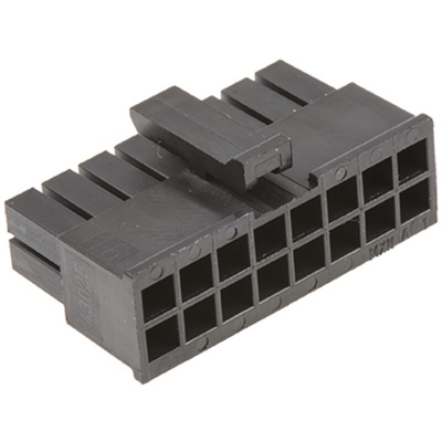Molex, Micro-Fit 3.0 Female Connector Housing, 3mm Pitch, 16 Way, 2 Row