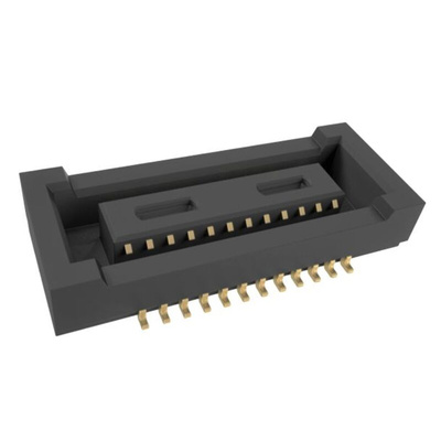 Amphenol Communications Solutions BergStak Series PCB Mount PCB Connector, 24-Contact, 2-Row, 0.4mm Pitch, Pin