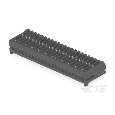 TE Connectivity MICRO CT Series Straight Cable Mount, IDC PCB Socket, 22-Contact, 1-Row, 1.2mm Pitch, IDC Termination