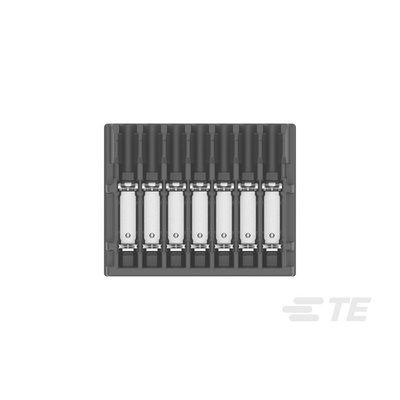 TE Connectivity MICRO CT Series Straight Cable Mount, IDC PCB Socket, 7-Contact, 1-Row, 1.2mm Pitch, IDC Termination