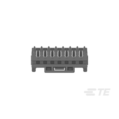 TE Connectivity MICRO CT Series Straight Cable Mount, IDC PCB Socket, 7-Contact, 1-Row, 1.2mm Pitch, IDC Termination