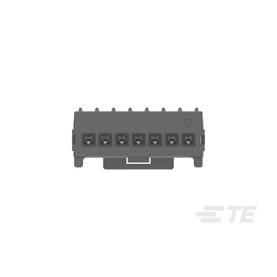 TE Connectivity MICRO CT Series Straight Cable Mount, IDC PCB Socket, 7-Contact, 1-Row, 1.2mm Pitch, IDC Termination