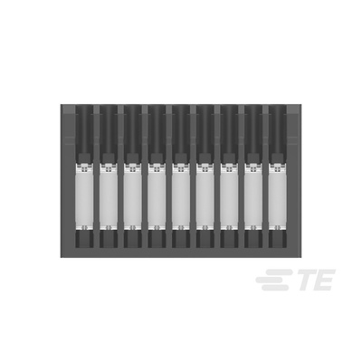 TE Connectivity MICRO CT Series Straight Cable Mount, IDC PCB Socket, 9-Contact, 1-Row, 1.2mm Pitch, IDC Termination