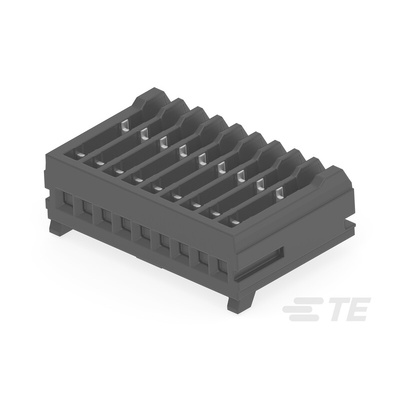 TE Connectivity MICRO CT Series Straight Cable Mount, IDC PCB Socket, 9-Contact, 1-Row, 1.2mm Pitch, IDC Termination