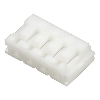 JST, EH Female Connector Housing, 2.5mm Pitch, 4 Way, 1 Row