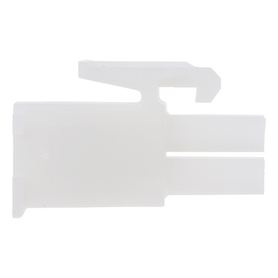 TE Connectivity, Mini-Universal MATE-N-LOK Male Connector Housing, 4.2mm Pitch, 2 Way, 1 Row