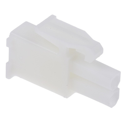 TE Connectivity, Mini-Universal MATE-N-LOK Male Connector Housing, 4.2mm Pitch, 2 Way, 1 Row