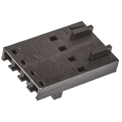 Molex, SL Female Connector Housing, 2.54mm Pitch, 4 Way, 1 Row