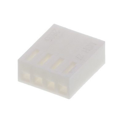 Molex, KK 254 Female Connector Housing, 2.54mm Pitch, 4 Way, 1 Row