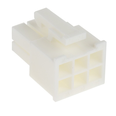 Molex, Mini-Fit Jr Female Connector Housing, 4.2mm Pitch, 6 Way, 2 Row
