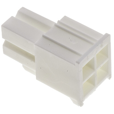 Molex, Mini-Fit Jr Female Connector Housing, 4.2mm Pitch, 4 Way, 2 Row