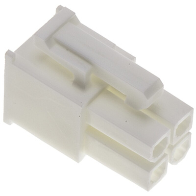 Molex, Mini-Fit Jr Female Connector Housing, 4.2mm Pitch, 4 Way, 2 Row