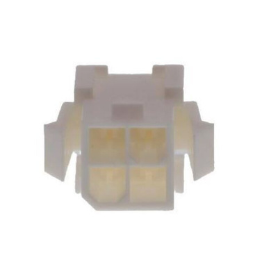 Molex, Mini-Fit Jr Male Connector Housing, 4.2mm Pitch, 4 Way, 2 Row