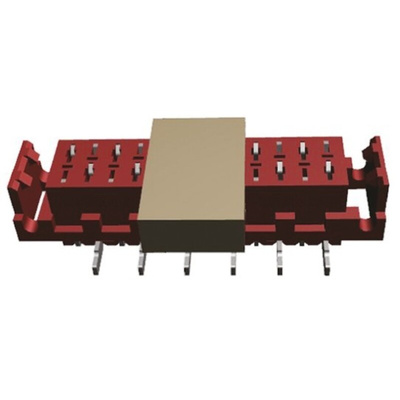 Wurth Elektronik 6903 Series Straight Surface Mount PCB Socket, 8-Contact, 2-Row, 1.27mm Pitch, Solder Termination