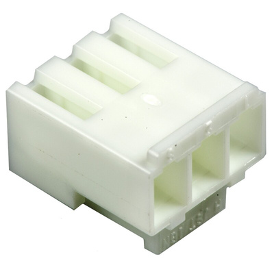 JST, VHR Female Connector Housing, 3.96mm Pitch, 3 Way, 1 Row