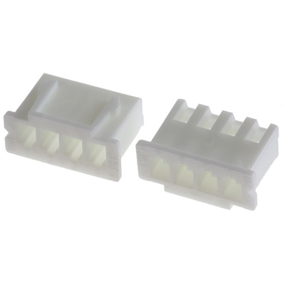 JST, XHP Female Connector Housing, 2.5mm Pitch, 4 Way, 1 Row