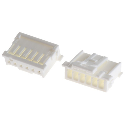 Molex, MicroClasp Female Connector Housing, 2mm Pitch, 6 Way, 1 Row