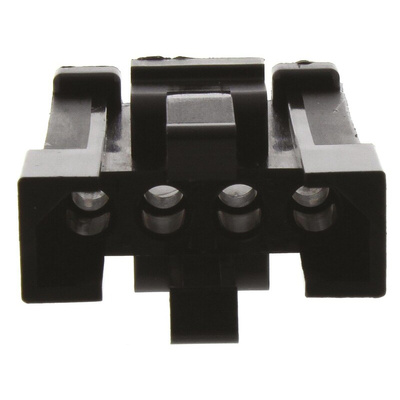 ITT Cannon, Trident Male Connector Housing, 5.08mm Pitch, 4 Way, 1 Row