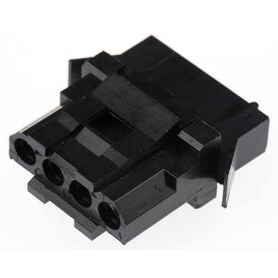 ITT Cannon, Trident Female Connector Housing, 5.08mm Pitch, 4 Way, 1 Row