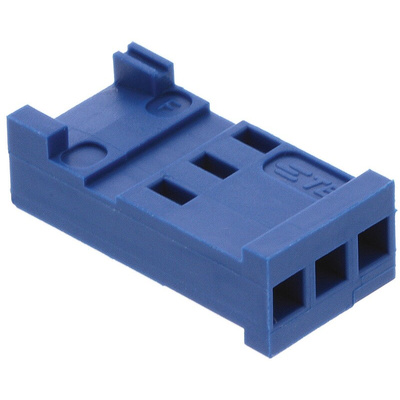 TE Connectivity, AMPMODU HE13/HE14 Female Connector Housing, 2.54mm Pitch, 3 Way, 1 Row