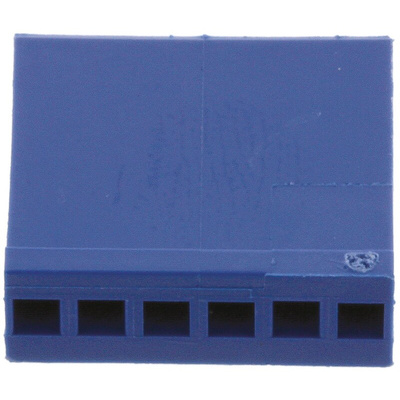 TE Connectivity, AMPMODU HE13/HE14 Female Connector Housing, 2.54mm Pitch, 6 Way, 1 Row